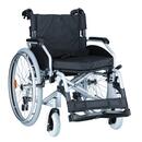 Invalidný vozík odľahčený  s brzdami pre doprovod