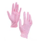 Nitrilové rukavice ružové, 100ks