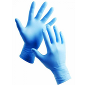 Nitrilové rukavice modré, 100ks