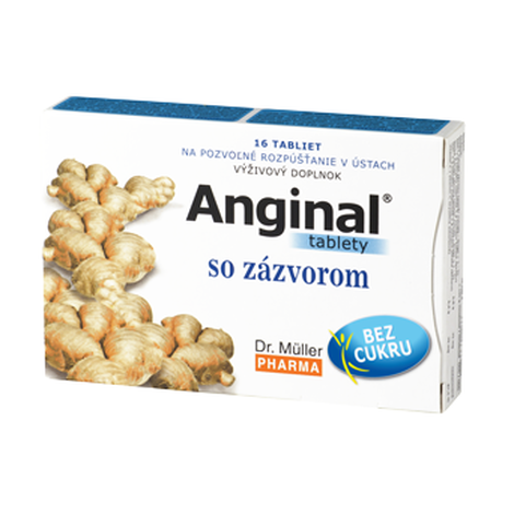 Anginal - tablety so zázvorom