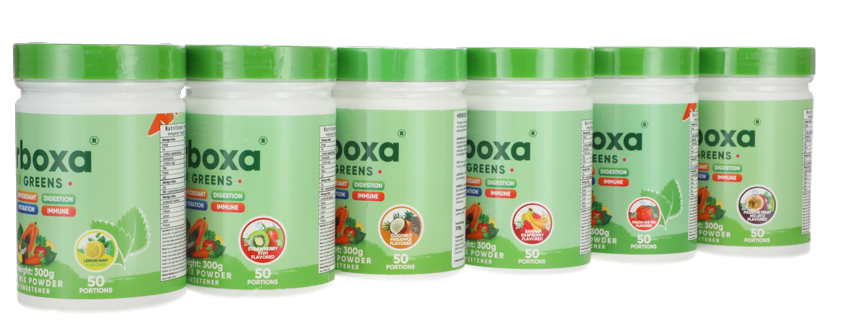 Herboxa SUPER GREENS Citrón & mäta, 300 g