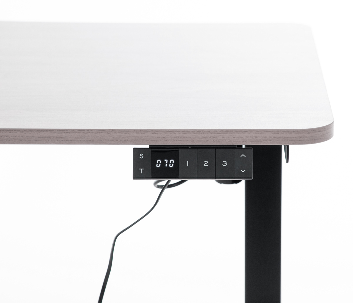 Výškovo nastaviteľný stôl UNIZDRAV 120x60 cm, sivý