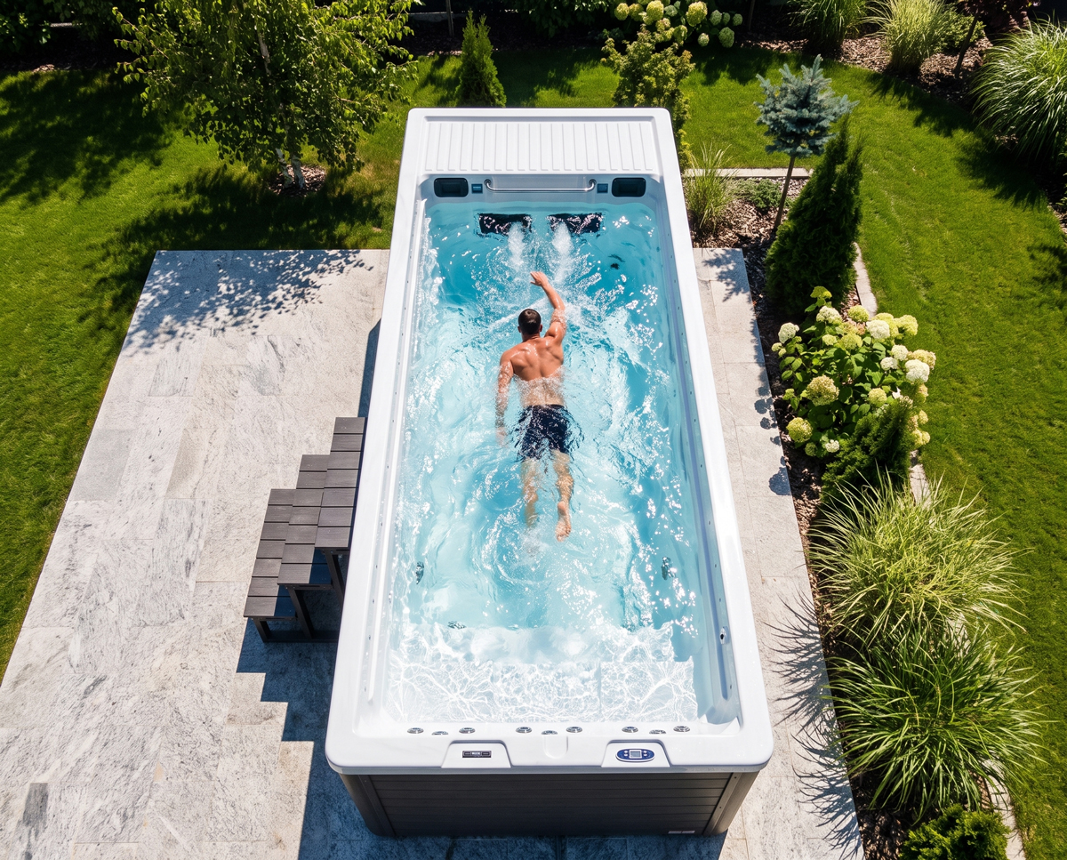 Plavecký bazén s protiprúdom AquaFlow Pro SUNRANS SR860A