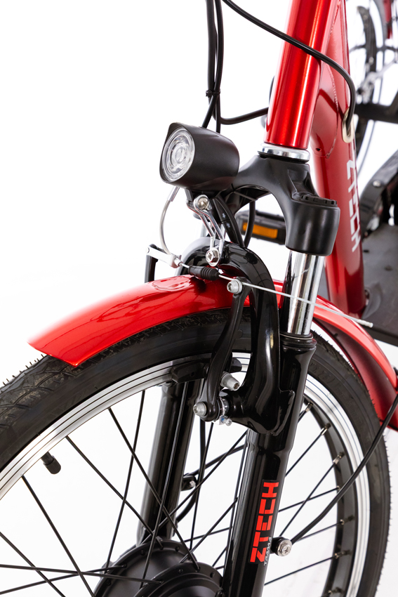Trojkolesový elektrický bicykel Tornádo ZTECH, červený