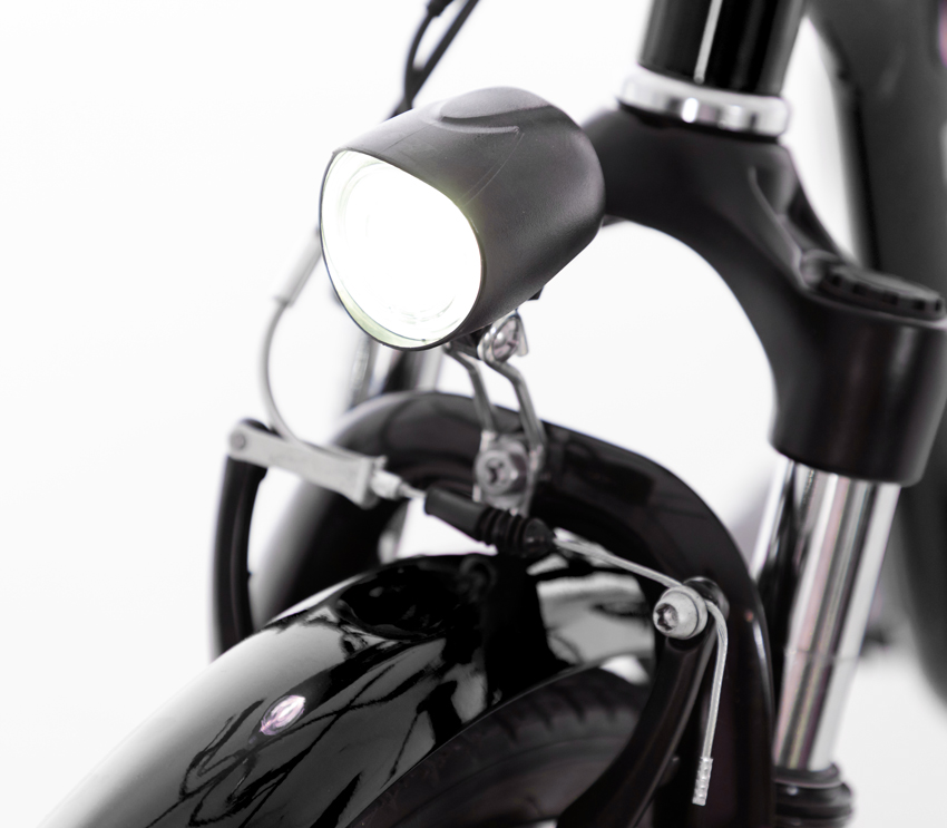 Trojkolesový elektrický bicykel Tornádo ZTECH, čierny