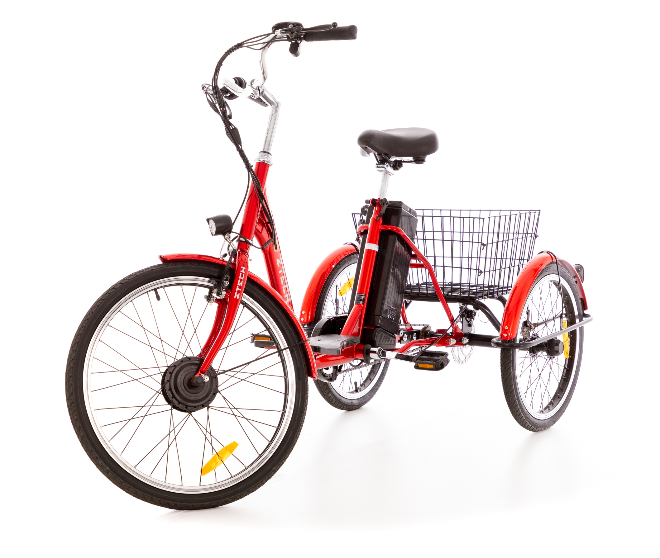 Trojkolesový elektrický bicykel Tornádo ZTECH - JEMNE OŠÚCHANÝ ZADNÝ BLATNÍK