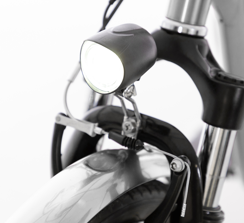 Trojkolesový elektrický bicykel Tornádo ZTECH, strieborný