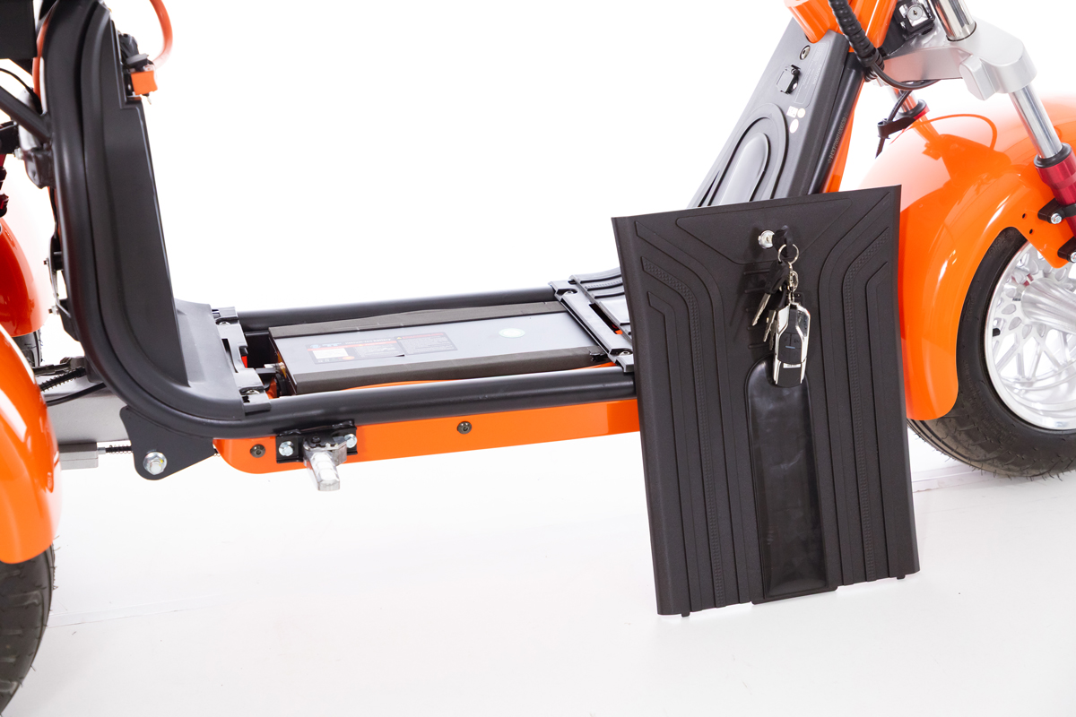 Elektrický Chopper UNIZDRAV EasyRide, oranžový