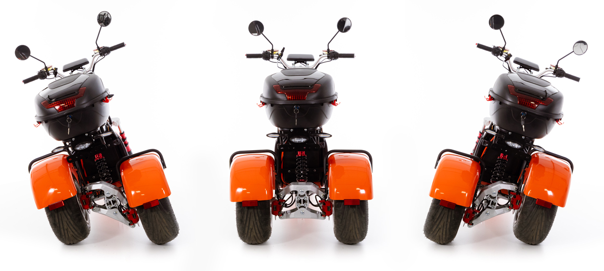 Elektrický Chopper UNIZDRAV EasyRide, oranžový
