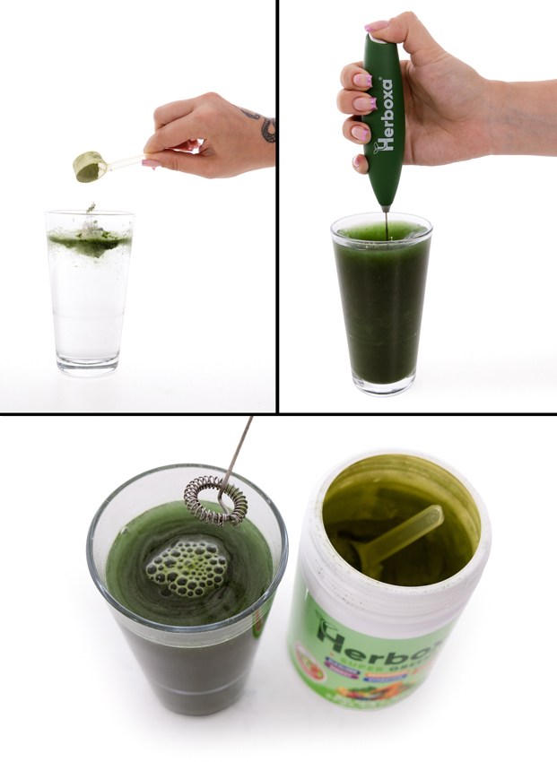 Herboxa SUPER GREENS Citrón & mäta, 300 g