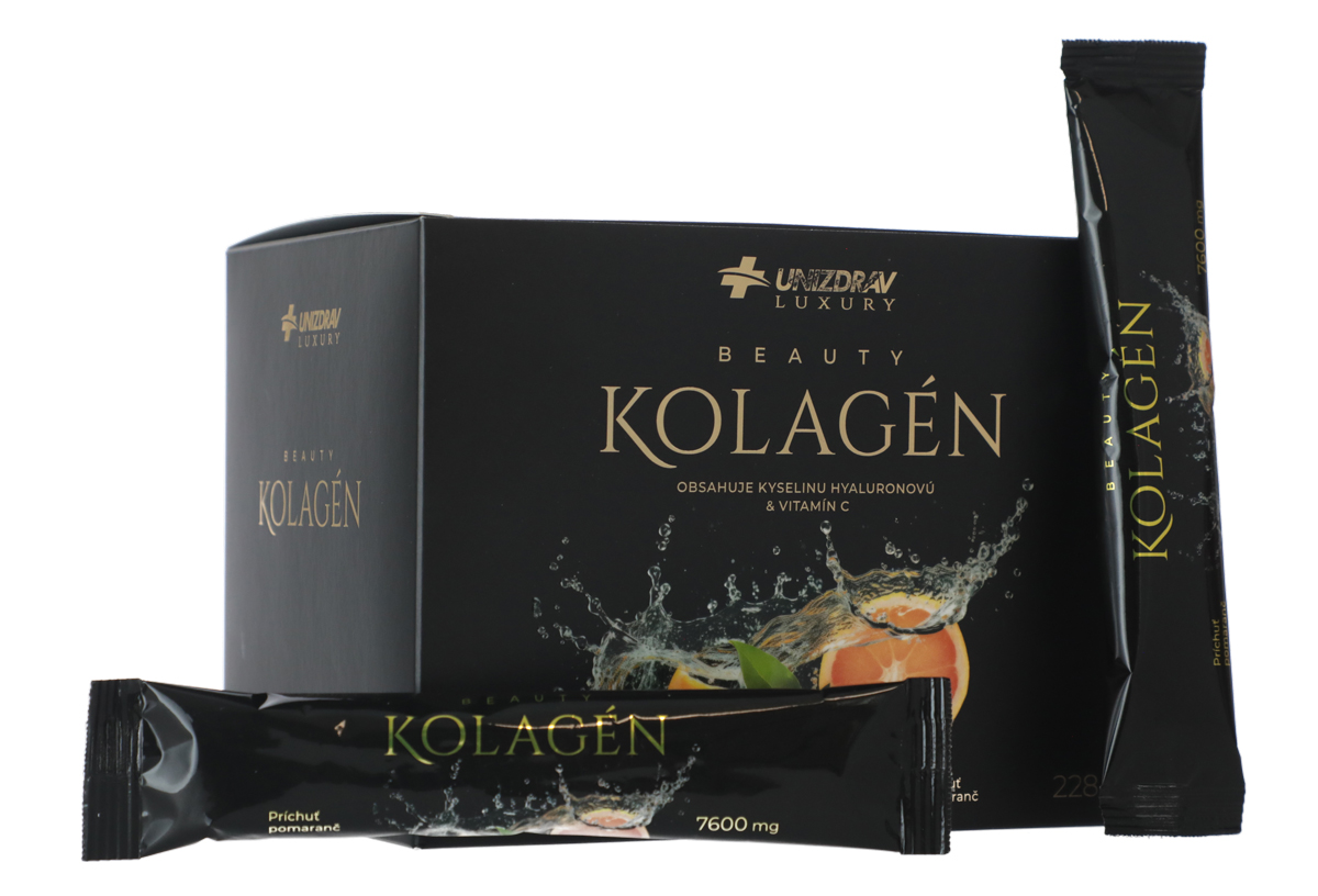 Morský kolagén v prášku UNIZDRAV Luxury, 30 vrecúšok