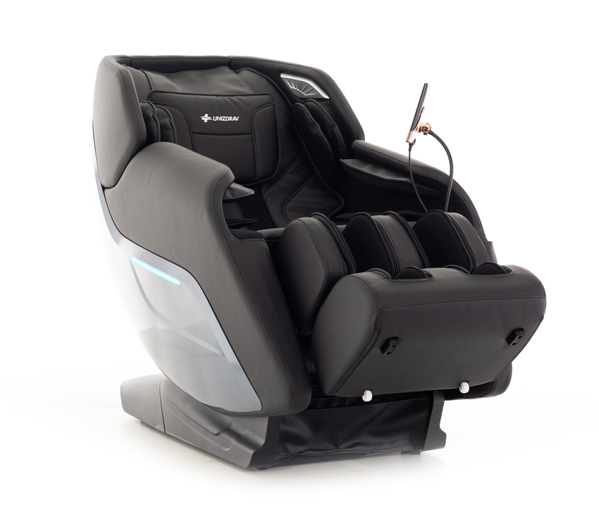 Masážne elektrické kreslo RelaxPro 3D MASSAGER, sivo-čierne