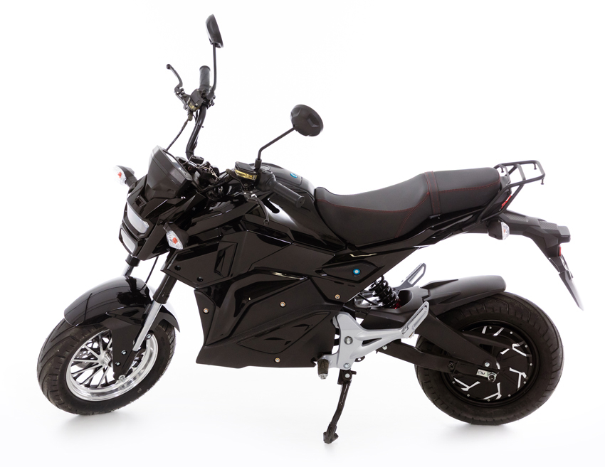 Elektrická motorka e-Flex, čierna