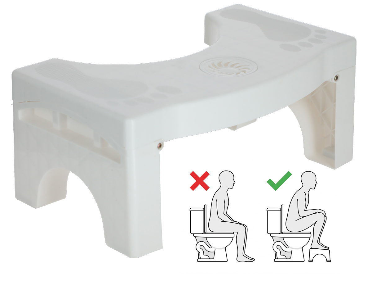 Skladací stupienok k WC