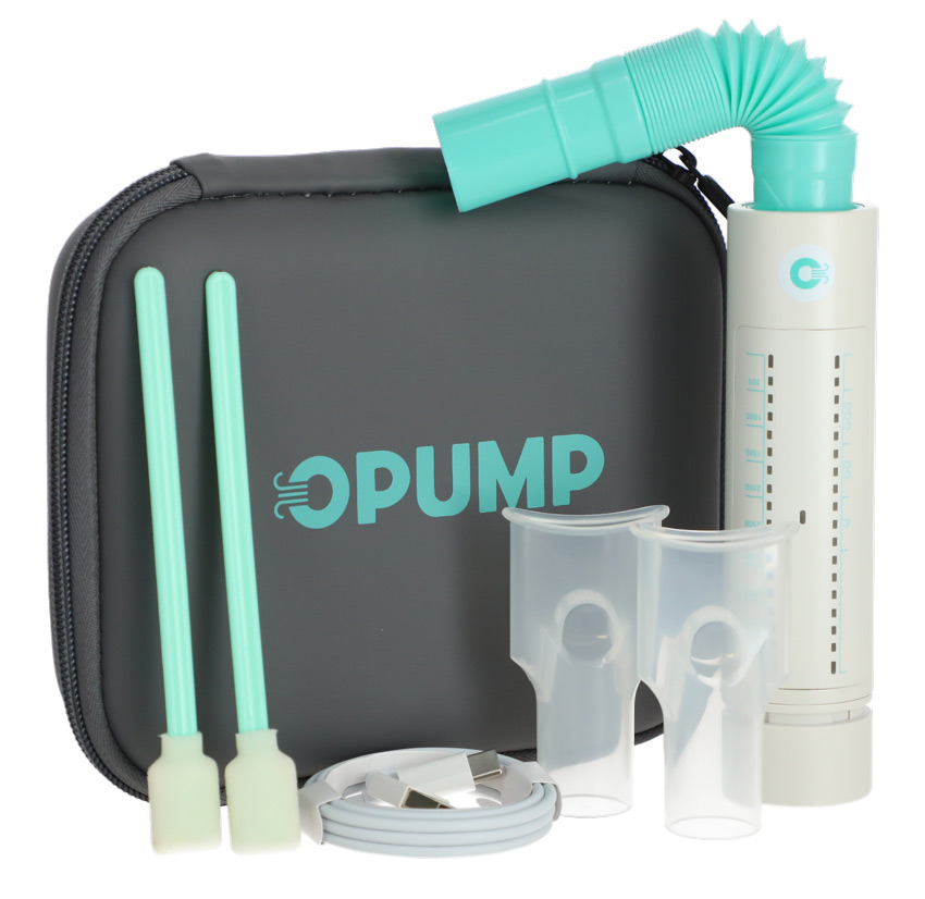 Bluetooth trenažér pľúc OPUMP