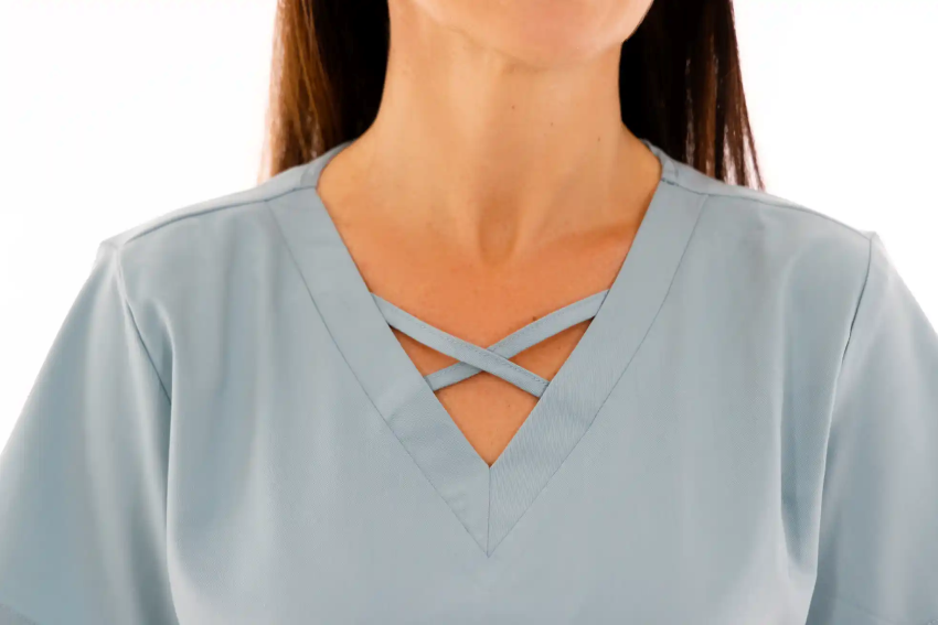 Dámska zdravotnícka blúzka Unidress Comfort, modrý oceán