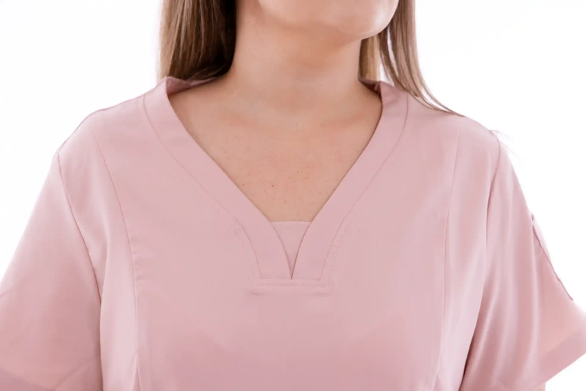 Dámska zdravotnícka blúzka Unidress Basic, púdrová