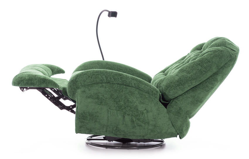 Štýlové relaxačné polohovacie kreslo TRENDY - zelené