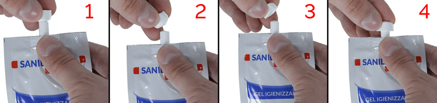 Vreckový antibakteriálny gél do kabelky Sanidermal, 30 ml - 9 + 1 ZDARMA