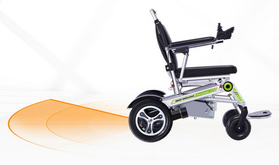 Elektrický invalidný vozík AIRWHEEL H3TS s funkciou samozloženia a diaľkovým ovládaním
