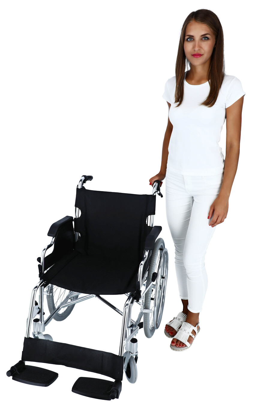 Invalidný vozík UNIZDRAV - hliníkový, odľahčený