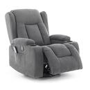 Relaxačné polohovacie kreslo, antracitová látka Relaxačné polohovacie kreslo, antracitová látka