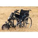 Prídavný pohon pre aktívny invalidný vozík