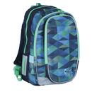 Školská taška MIRA modrozelená