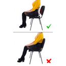 Ergonomická opierka na správne držanie tela Curble Chair Wider, čierna