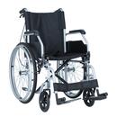 Invalidný vozík odľahčený UNIZDRAV LIGHT 46 cm - STUPAČKA NA ĽAVÚ NOHU SA TAŽŠIE NAHADZUJE, FUNGUJE