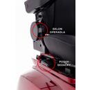 Elektrický trojkolesový skúter CHAMPION pre seniorov a imobilných – výkonný 1000 W motor, červený - ŠKRABANEC NA VOLANTE