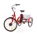 Trojkolesový elektrický bicykel Tornádo ZTECH - JEMNE OŠÚCHANÝ ZADNÝ BLATNÍK