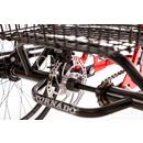 Trojkolesový elektrický bicykel Tornádo ZTECH - JEMNE OŠÚCHANÝ ZADNÝ BLATNÍK