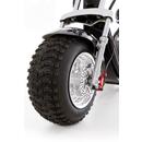 Elektrický Chopper UNIZDRAV PRO trojkolesový – výkonný 2000 W motor - MIERNE ŠKRABANCE, NAJAZDENÝCH 46 KM, NEMÁ NABÍJAČKU