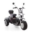 Elektrický Chopper UNIZDRAV PRO trojkolesový – výkonný 2000 W motor - MIERNE ŠKRABANCE, NAJAZDENÝCH 46 KM, NEMÁ NABÍJAČKU