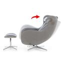 Elektrické masážne kreslo Zafír Relax, antracitové