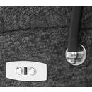 Štýlové relaxačné polohovacie kreslo TRENDY, antracitové