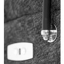 Štýlové relaxačné polohovacie kreslo TRENDY, antracitové