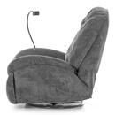 Štýlové relaxačné polohovacie kreslo TRENDY, antracitové