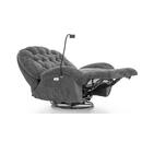 Štýlové relaxačné polohovacie kreslo TRENDY, antracitové