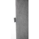 Masážne polohovacie kreslo s vyklápaním COMFORT+, antracitová látka