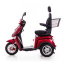 Elektrický trojkolesový skúter CHAMPION pre seniorov a imobilných – výkonný 1000 W motor, červený - NAJAZDENÝCH 13 KM, POŠKODENÉ NA PREDNEJ ČASTI