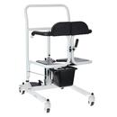 Hydraulická stolička na presun s toaletným vedrom UNIZDRAV