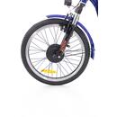 Trojkolesový elektrický bicykel Tornádo ZTECH, modrý - PRELIČINA NA PREDNOM BLATNÍKU