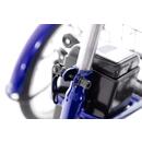 Trojkolesový elektrický bicykel Tornádo ZTECH, modrý - PRELIAČINA NA PREDNOM BLATNÍKU