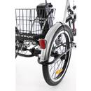 Trojkolesový elektrický bicykel Tornádo ZTECH, strieborný Trojkolesový elektrický bicykel Tornádo ZTECH, strieborný