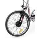 Trojkolesový elektrický bicykel Tornádo ZTECH, strieborný Trojkolesový elektrický bicykel Tornádo ZTECH, strieborný