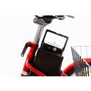 Trojkolesový elektrický bicykel Tornádo ZTECH, červený