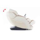Masážne elektrické kreslo RelaxPro 3D MASSAGER, bielo-hnedé - ŠKRANBANCE V DOLNOM ĽAVOM ROHU