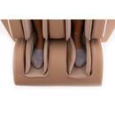 Masážne elektrické kreslo RelaxPro 3D MASSAGER, bielo-hnedé - ŠKRANBANCE V DOLNOM ĽAVOM ROHU